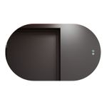 Зеркало для ванной Bayro Solar овальное 900x550 LED touch нейтральный c подогревом