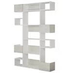 Raft de birou Trendy Niho, alb, alb deschis 120x171x20cm, raft de carti