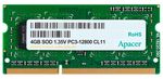 4GB DDR3 1600MHz SODIMM 204pin Apacer PC12800, CL11, 1.35V