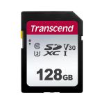 128GB SDXC Card (Class 10)  UHS-I, U3, Transcend 300S  