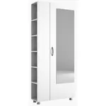 Mobilă pentru antreu Trendy Meyra, Alb, 80x185x29cm (GTR005913)