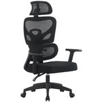 Fotoliu de birou Xenos Stockholm Black