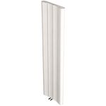 Радиатор Carisa CURVY 1800x495 CUR 9016 TEX White (4 elem) alum