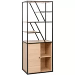 Raft de birou Deco Agis Plus 60x40x160H Oak/Black