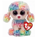 Мягкая игрушка TY TY37145 RAINBOW multicolor poodle 24 cm