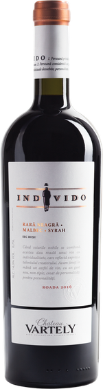 Вино Рарэ нягрэ, Мальбек и Сира Château Vartely Individo,  0.75 L