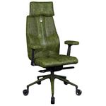 Офисное кресло Kulik System Croco Green Piele