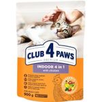 Hrană pentru animale de companie CLUB 4 PAWS 24231021 Hrană uscată Premium Indoor 4 în 1 pentru pisici adulte, pui de găină, 8 x 900 g