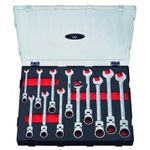 Cheie fixă Force K51210F Set de chei combinate cu clichet 8-19 mm 12 bucati