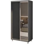 Dulap my-STYLE C10H2T05BM02-U22, 100x220, антрацит