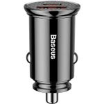 Зарядное устройство для автомобиля Baseus CCALL-YS01 1*USB-A+1*Type-C 30W, Black