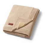 Lenjerie de pat pentru copii BabyOno 1671/02 Patura de bumbac cu captuseala de flanel (bej)