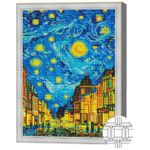 Tablou pe numere Art Gallery QB206512 Mozaic cu diamante patrate 40x50cm Cer fantastic