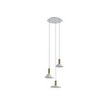 8031 Suspensie HERMANOS III white/solid brass