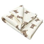 Детское постельное белье Veres 108.13 Плед Муслин Мишки 80х80