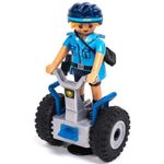 Set de construcție Playmobil PM6877 Policewoman with Balance Racer