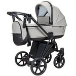 Сărucior pentru copii Angelina Carucior 2in1 Enigma Eco Light Grey E-13