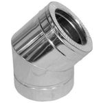 Coș de fum miscellaneous Cot inox/z CF 45x180/250 (304/Z)