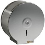 Suport pentru hârtie Bisk 00343 Dispenser hirtie igienica, inox JUMBO S1 satin