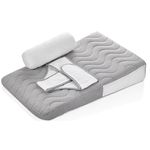 Cocon pentru bebelusi BabyJem 132 Salteluta pozitionator pentru bebelusi Baby Reflux Pillow Gri