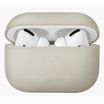 Husă pentru smartphone UNIQ Silicon Lino Hybrid Beige for AirPods Pro, Ivory