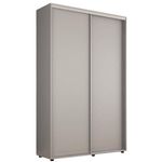 Dulap Mobildor-Lux Compact uși glisante PAL fără ornament (150x45x200H cm) Grey