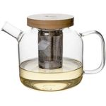 Infuzor ceai Luigi Ferrero FR-8150SB 1.05L, bamboo lid