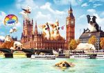 Puzzle Trefl R25D /11(R25K/48/49) (10596) 1000 Funny Cities Dogs in London