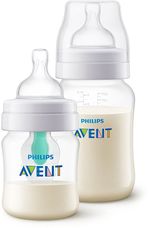 Набор бутылочек Philips AVENT Classic (125 мл+260 мл) + антиколиковый клапан AirFree