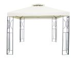 Cort pavilion Party 3X3X2.6m cu ventilare, alb