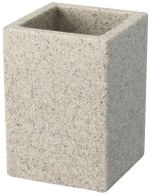 Pahar pentru periuțe de dinți Bisk 01596 SAND
