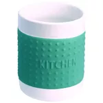 Suport tacâmuri Bisk 07876 cauciuc, turcoaz. (ceramica)
