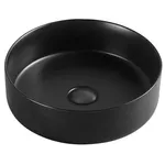 Раковина Nomi Centro 355x355x120 круглый черный мат