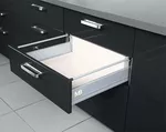 Modern Box gri L-450 H-146 deschidere totală cu amortizor