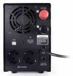 UPS PowerCom INF-500  500VA/300W,12Vdc,10A max charge curr., External Battery Only, 2*Schuko Sockets