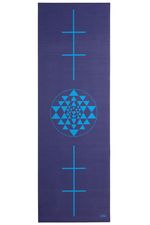 Коврик для йоги Leela Collection Yantra  blue