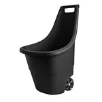 Тачка Keter 57679 Easy Go Breeze 50L, cu 2 roti, negru, plastic