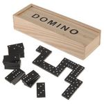 Настольная игра Promstore 49533 Игра настольная Домино в деревянной коробке