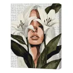 Tablou pe numere Ideyka KHO8614 40x50cm Eco, Poezie colorata: Crini