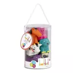Игрушка для купания Battat BT4603Z Set jucarii pentru baie Animale din Fermă 6 buc, cod 57822