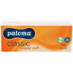 Носовые платки Paloma Classic, 3 слоя (15х9шт)