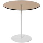 Журнальный столик Trendy Chill-Out, Белый, Бронзовый 50x50x50 см