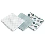Accesoriu pentru înfășat Sensillo 0807 Набор пеленок 3шт Bamboo Hengehog 70x80 (0438)