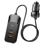Зарядное устройство для автомобиля Remax RCC355 120W PD+QC Black