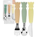 Seturi pentru hrănire bebelușilor Sophie la Girafe 010005 Set tacamuri din inox
