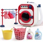 Игрушка Richi D1R7/23 (19436) Masina de spalat pe bateriii in set cu accesorii