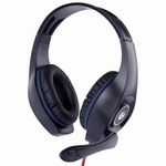 GMB Gaming Headset GHS-05-B, 40mm driver, 20-20000Hz, 32 Ohm, 102 db, 0.250g, 3.5mm, Black/Blue