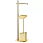 Ёршик для унитаза Gappo G906-3 Satin Gold
