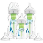 Cană cu pai Dr. Brown's 072239318287 Set biberoane cu gat larg Options+ Starter Kit