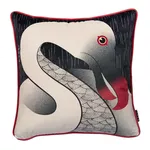 Lenjerie de pat Moooi 250688 Dodo Pavone Cushion 50x50 Black